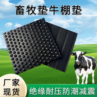 Farm Anti-Slip Shock-Absorbing Floor Mats, Pig Pens, Cow Sheds, Moisture-Proof Buffering, Cooling Livestock Mats, Stable Drainage Soft Rubber Sheets