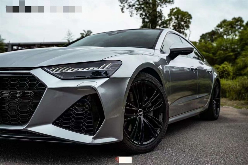 19-24 Austrian a7 modified S7/RS7 honeycomb middle net large surround front bar assembly A7 black warrior 24 wholesale