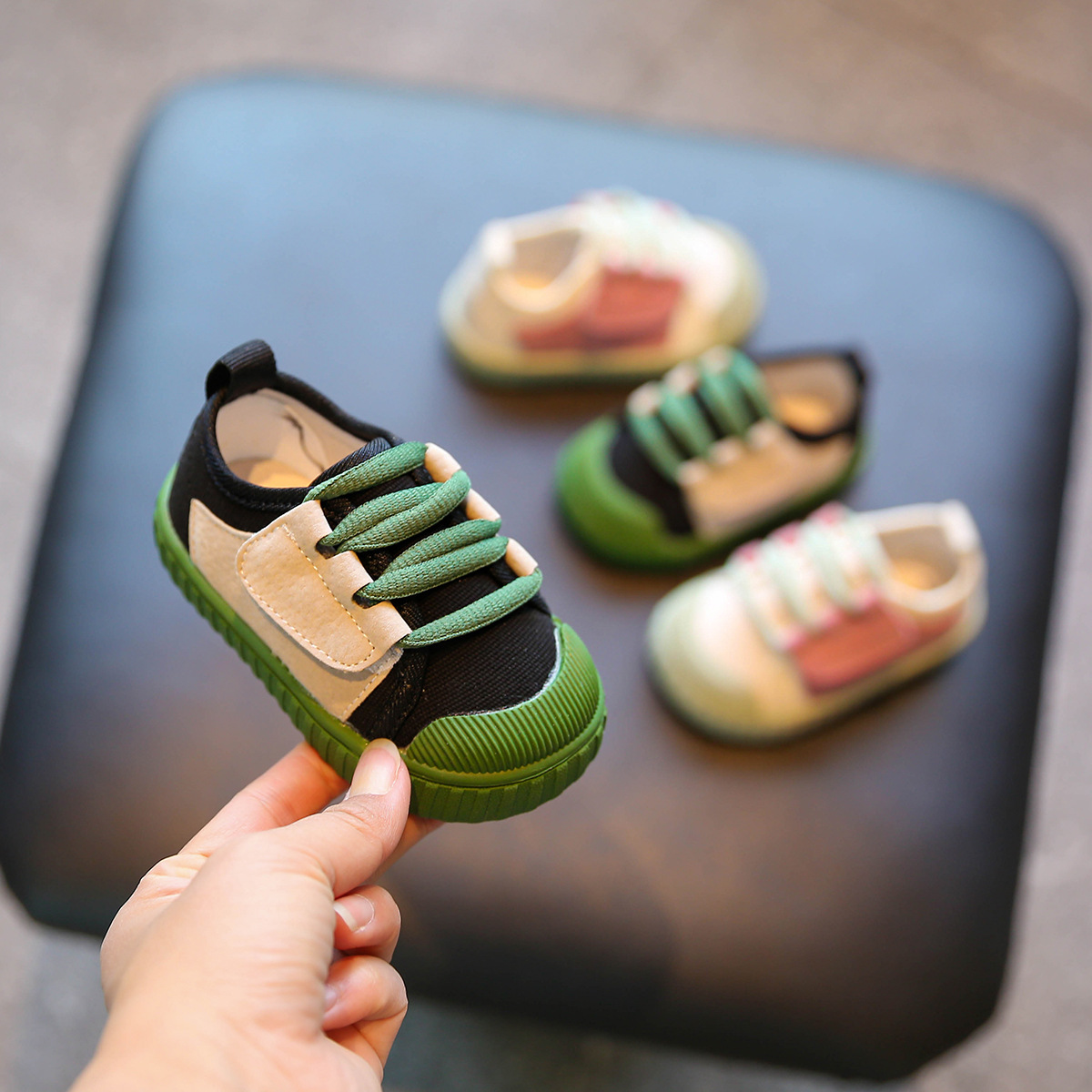 Toddler Shoes Soft Sole Baby Shoes Children's Canvas Shoes Baby Women's Spring and Autumn Baby Shoes Baby Shoes Men