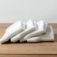 Spring 2021 New Embroidered Cartoon Japanese Small Flower Mid-Calf Socks for Women, Embroidered White Trendy Socks for Girls, Custom Wholesale