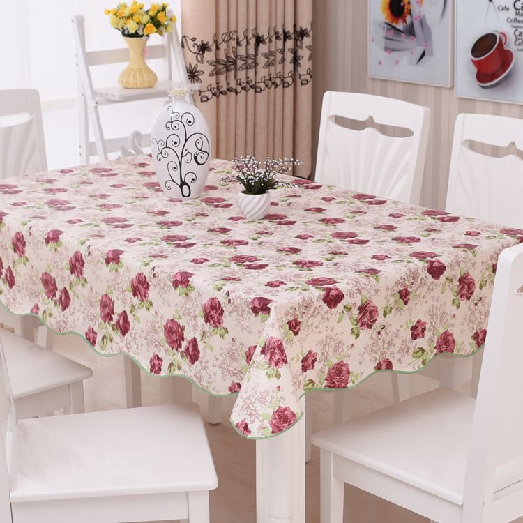 Topa de mesa de plástico lavable mesa redonda mesa cuadrada rectangular mesa de té fábrica de comercio exterior al por mayor