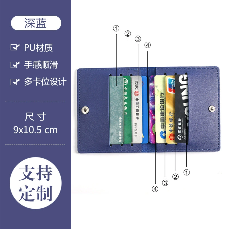 Card holder for driver's license, wallet, ultra thin small light and thin anti-magnetic shoulder bag