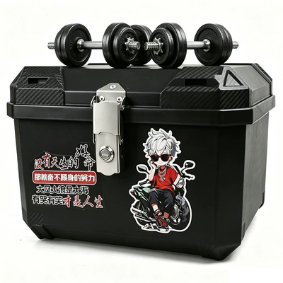 Box for Electric Scooters: Motorcycle trunk