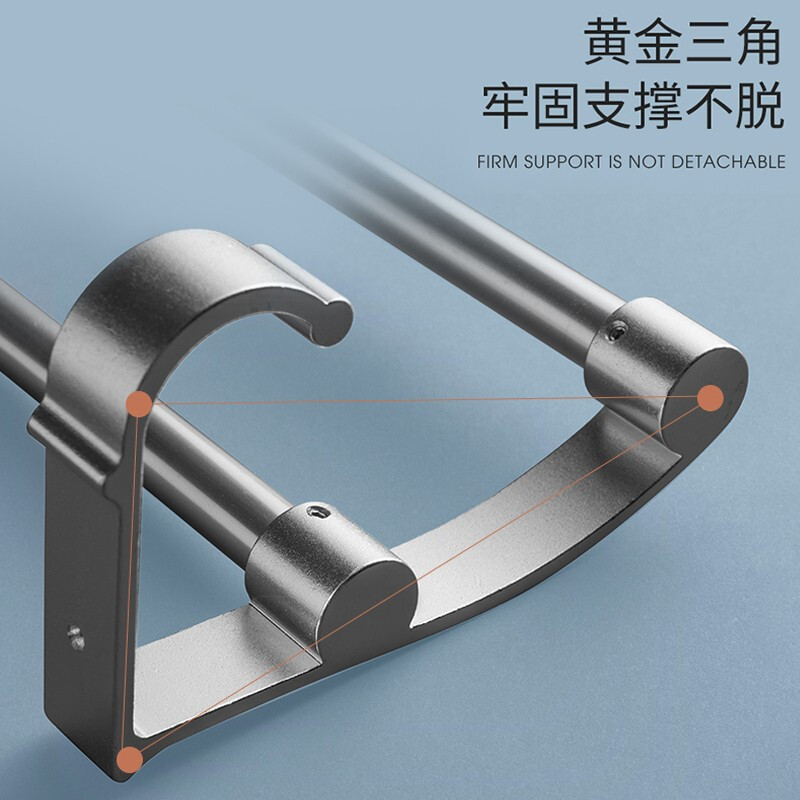 Toallero sin perforaciones toallero de baño espacio de baño Toalla de aluminio barra colgante toallero de pared