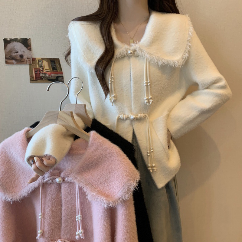 24 invierno Puyuan 2024 otoño y invierno nuevo MM dulce versátil muñeca de reducción de edad collar
