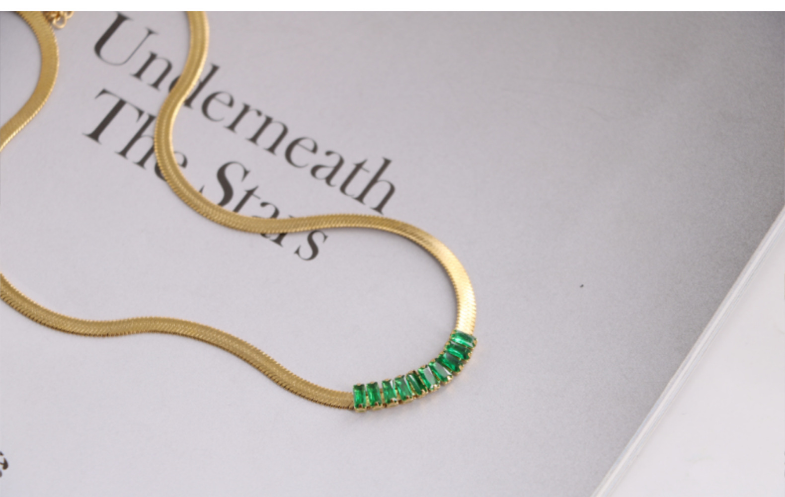 Retro Geometric Titanium Steel Zircon Bracelets Necklace