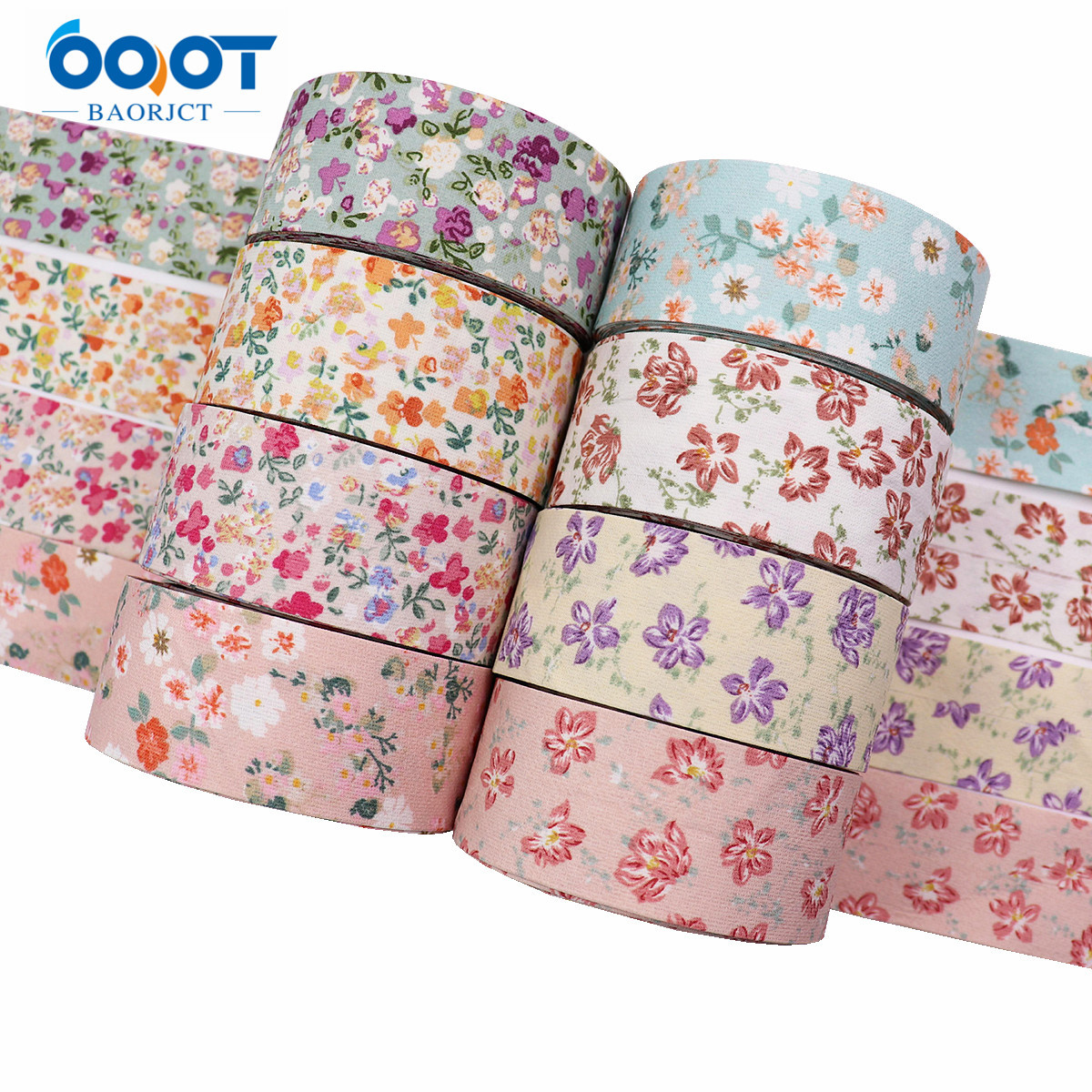 1 Piece 100% Polyester Ribbed Band Ribbon Daily Cute Floral display picture 12