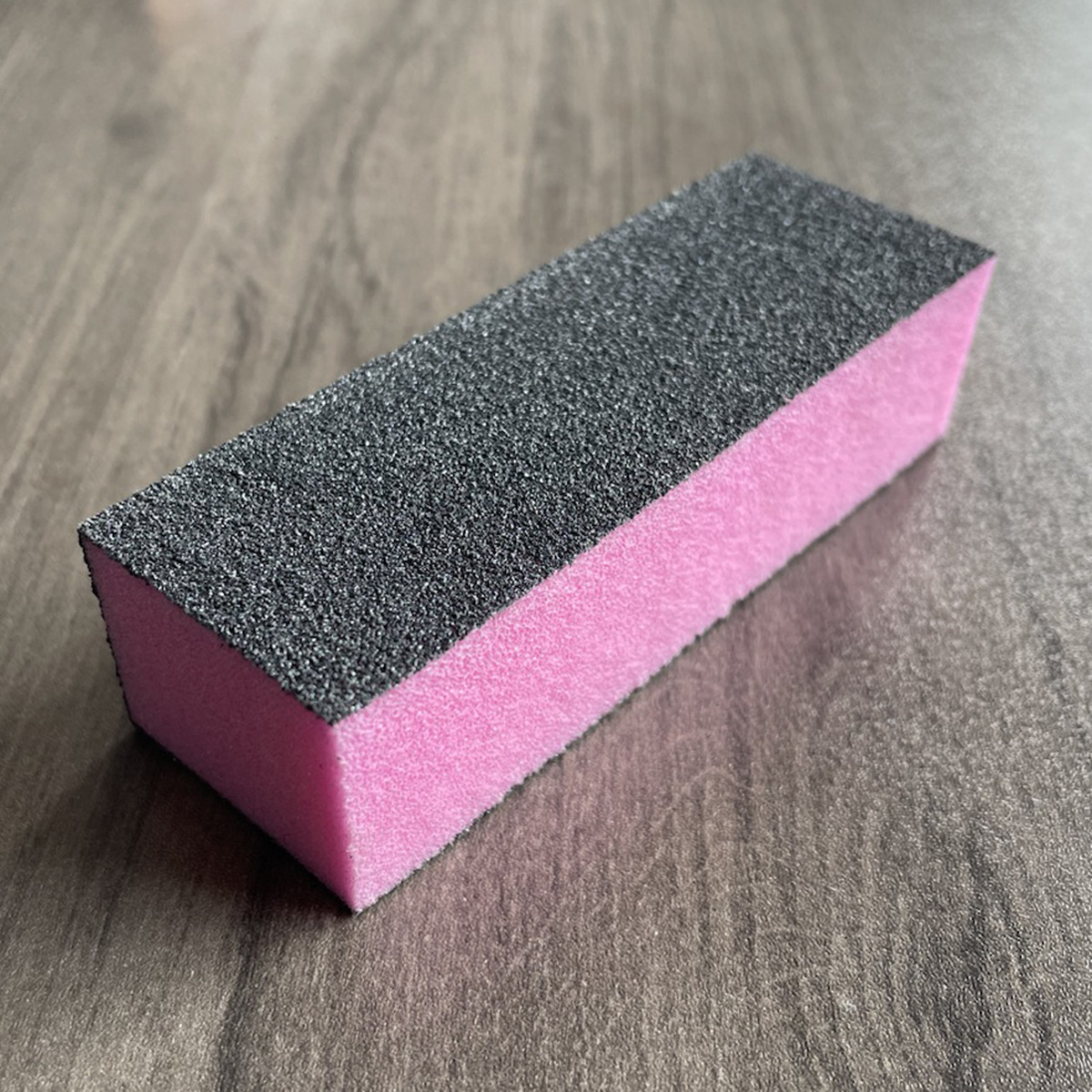 Ventas directas de fábrica de 3 lados bloque de arena negro esmalte de uñas bloque de molienda Reparación de uñas cuatro cuadrados naranja tofu bloque