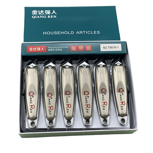 Qiangren T6616-1 Large oblique-mouth nail clipper nail clipper manicure groove eagle-beak nail clipper sharp-bill nail clipper