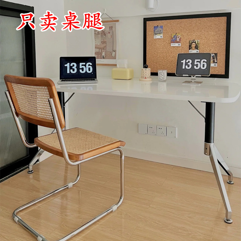 新しい diy バウハウステーブル脚デスクスタンドコンピュータテーブル脚ステンレス鋼テーブル脚ダイニングテーブル脚ワークベンチ|undefined