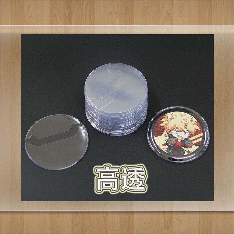 Baji smart cover badge transparent Storage love circular 60637383mm Brooch Bag Accessories goods in stock