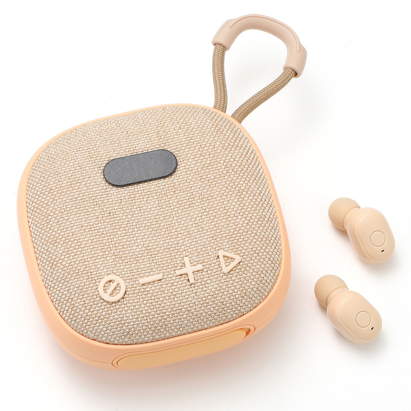 アウトドアスポーツ無線bluetoothヘッドフォンストラップ二合一音響イヤホン立体低音スピーカーbluetoothイヤホン|undefined