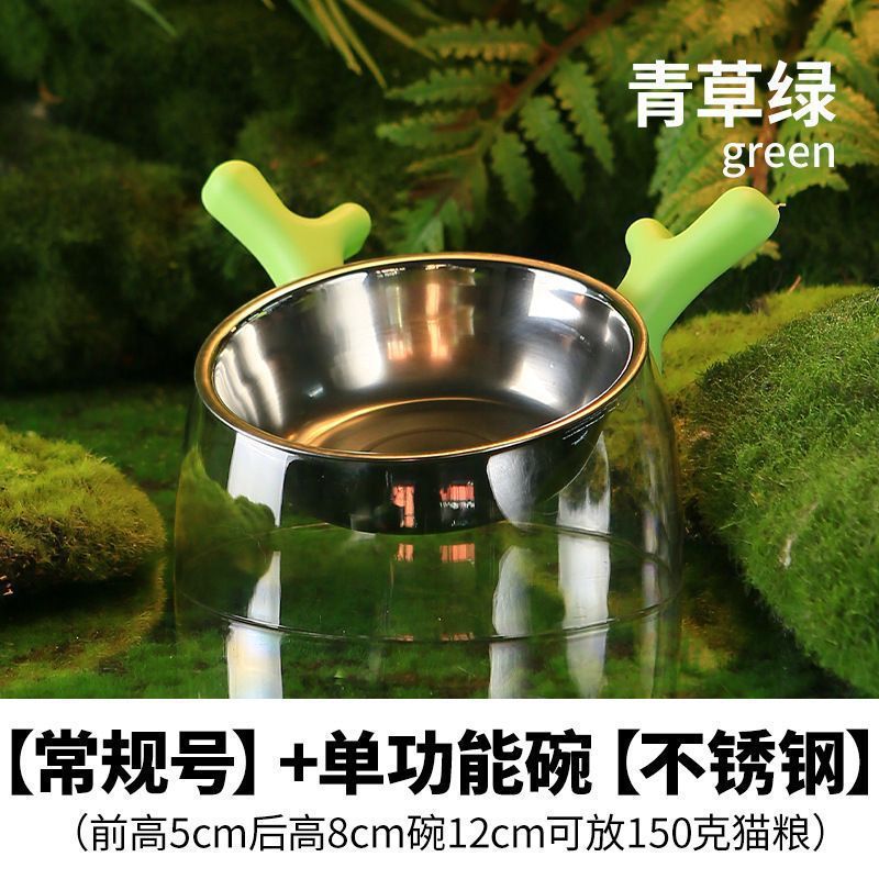 猫ボウルセラミックダブルボウル自動飲料水犬フードボウルテディライスボウルペット飲料水犬フィーダー猫用品|undefined