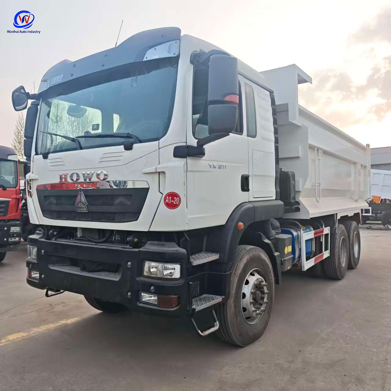 Heavy-duty 6x4 dump truck, engineering dump truck, eight-wheeled dump truck for transporting gravel and soil, sand and gravel transport