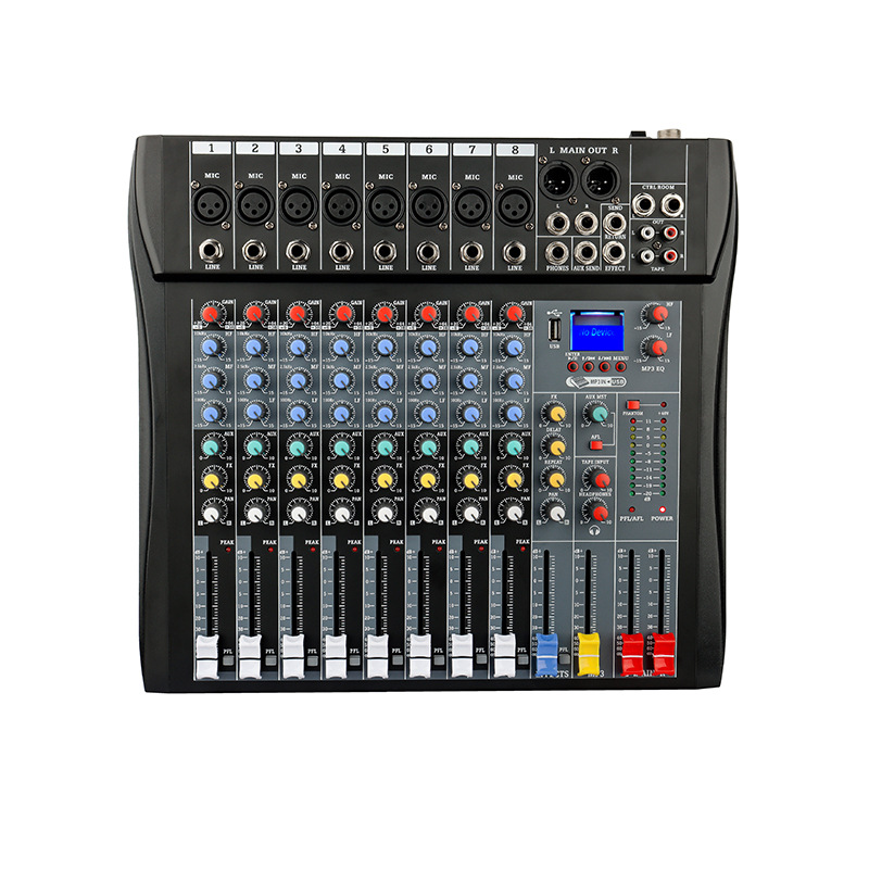 WEISRE 전문 믹서 CT 시리즈 8 방향 12 방향 블루투스 USB 리버레이션 단계 성능 홈 믹서