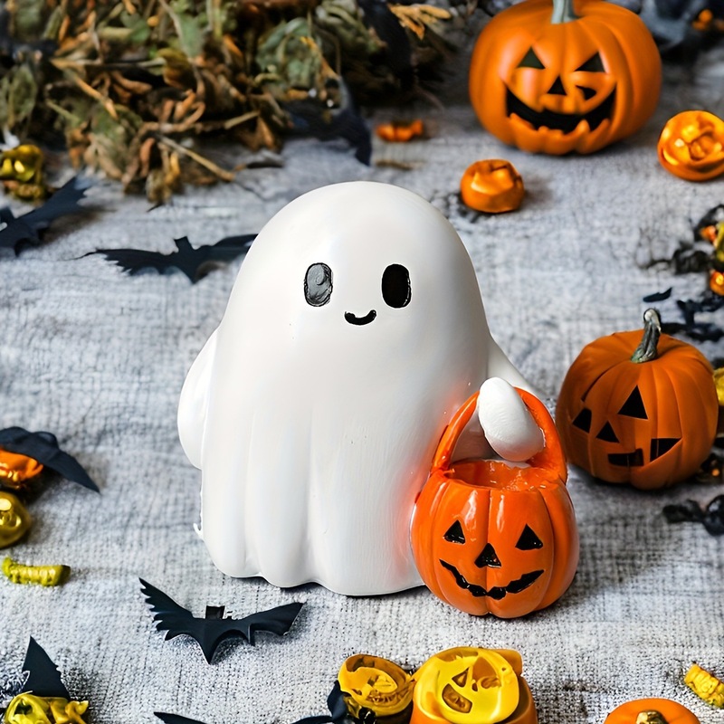 クロスボーダーハロウィン小さなゴースト装飾品クリエイティブホームデコレーションかわいいゴーストデスクトップ装飾品樹脂工芸品|undefined