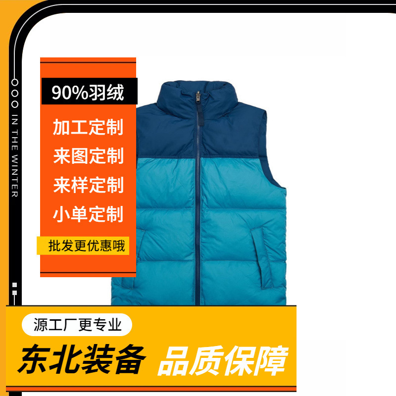 American Version of the 1996 down Vest, 700 Fluffy Tnf Windproof, Waterproof, Warm Autumn and Winter Outdoor Jacket for Men and Women