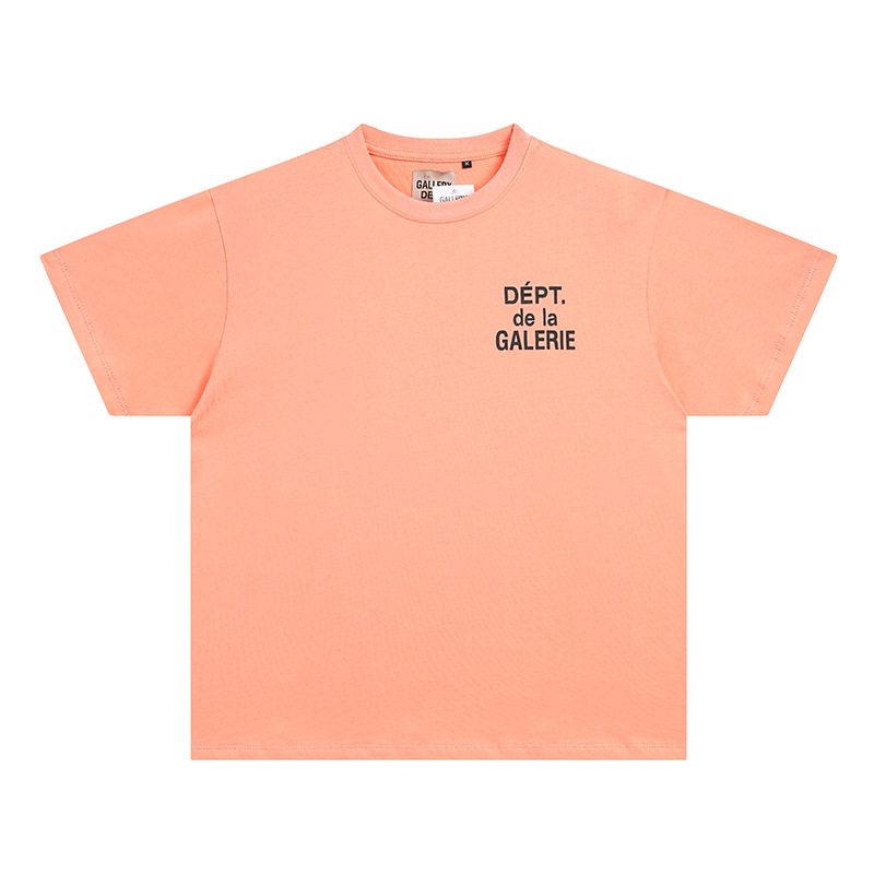 Camiseta de manga corta con estampado Gallery Dept de marca de moda para hombres y mujeres