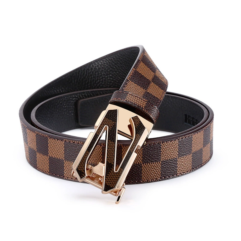 Мужская металлическая пряжка—письменная Burberry & ZD стили, металлическая пряжка, регулируемая 110–130 см