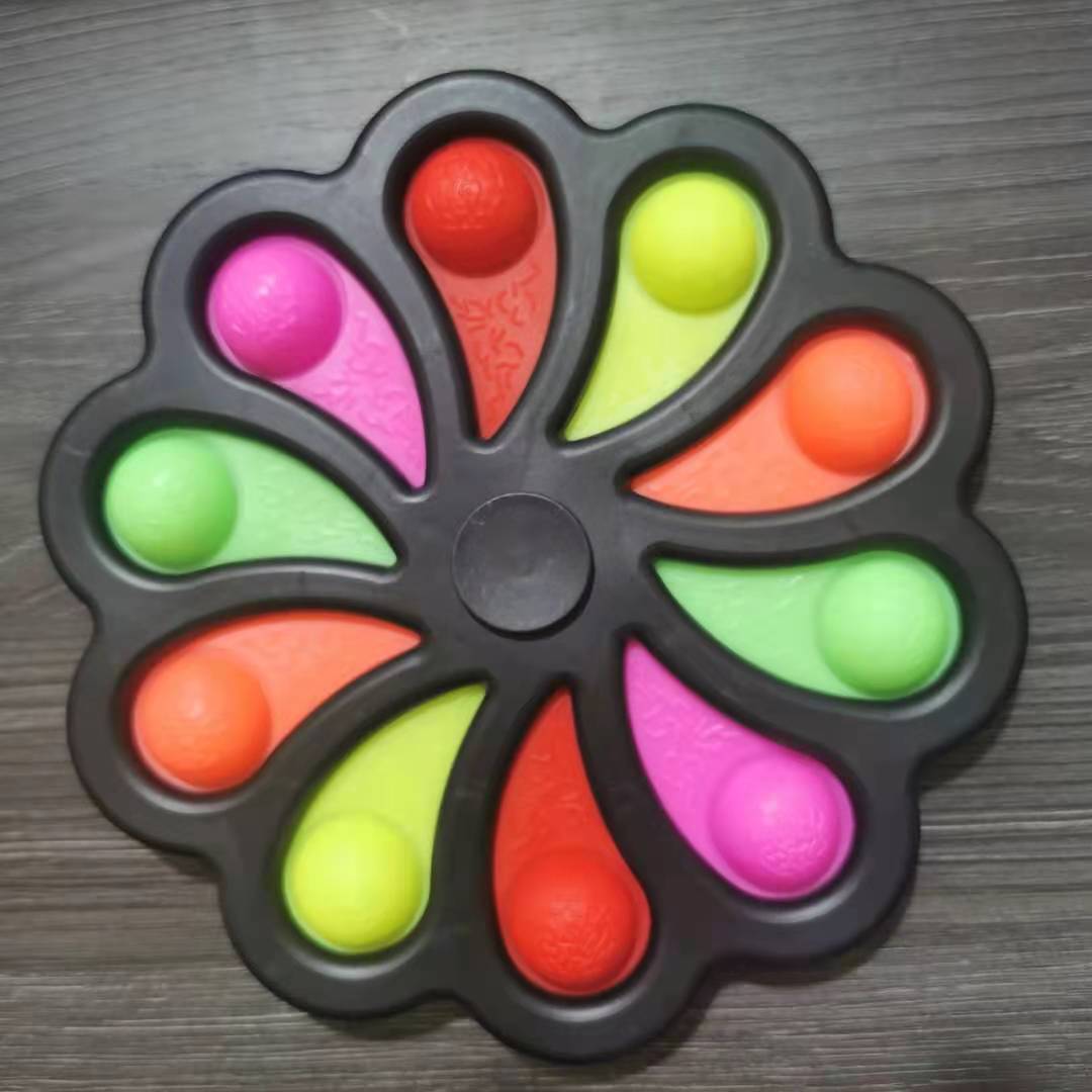 Dedo burbuja música ratón asesino pionero llavero descompresión juguete dedo prensa placa cinco dedo burbuja música fabricante en stock