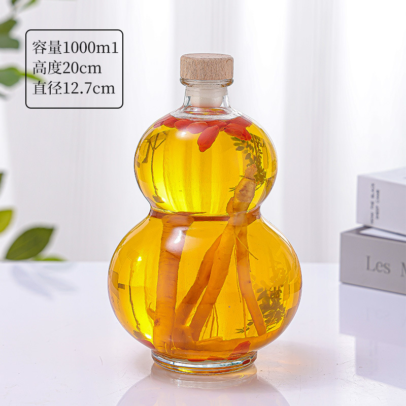 1000ml 나무 뚜껑(24개/상자), 투명