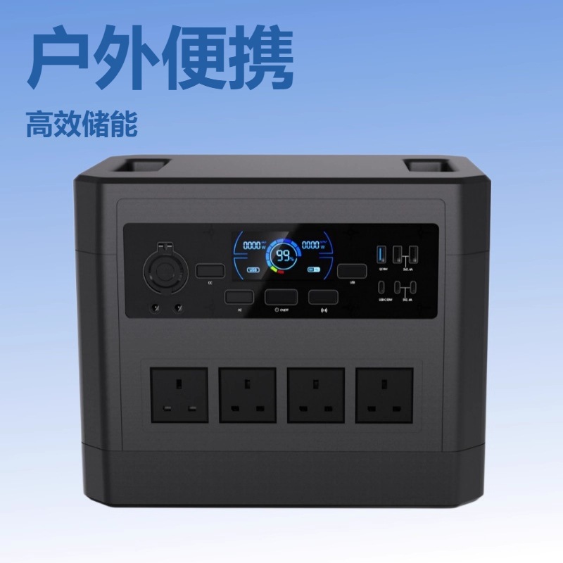 2400W / 2 grados de litio de hierro de litio de emergencia al aire libre certificación europea y americana 500W fuente de alimentación portátil de carga fotovoltaica fosfato de hierro de litio