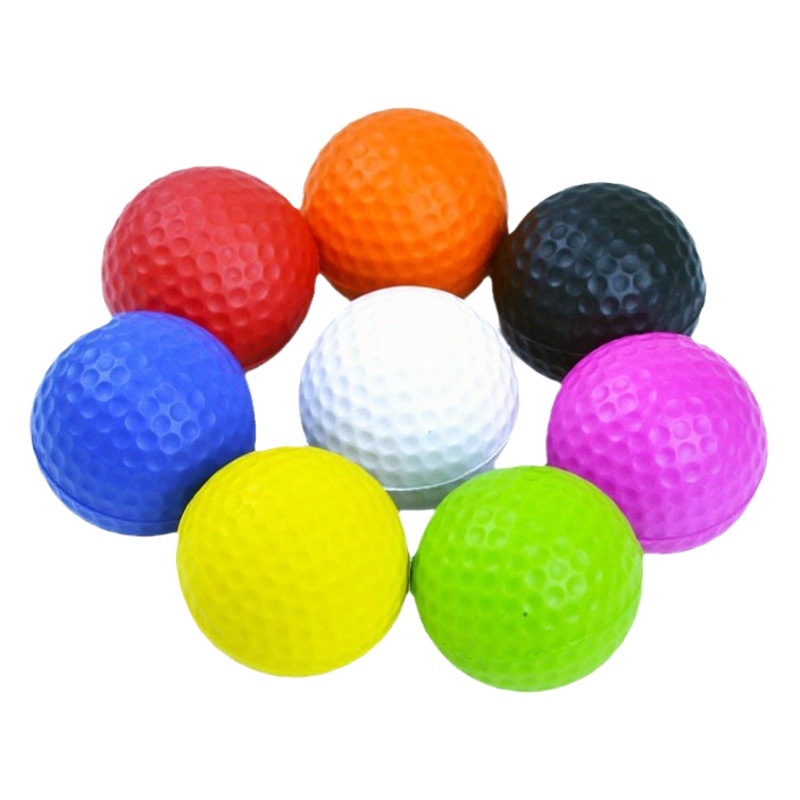 Indoor Golf Soft Ball Golf Pu Ball Golf Sponge Ball Foam Ball Colorful Kidsren's Toy Ball