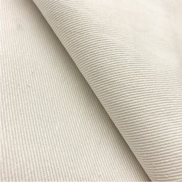 Textiles al por mayor 390gsm sin costura blanco grueso 100% algodón chaqueta de tela blanca