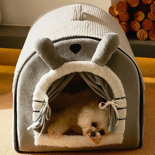 Dog bed is washable and suitable for all four seasons, small and medium sized Terrier dog house cat bed winter warm pet supplies wholesale