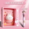 Qiaoqiao Rabbit Decision Book+10 Color Ball Bead Pen (Moon Bay)