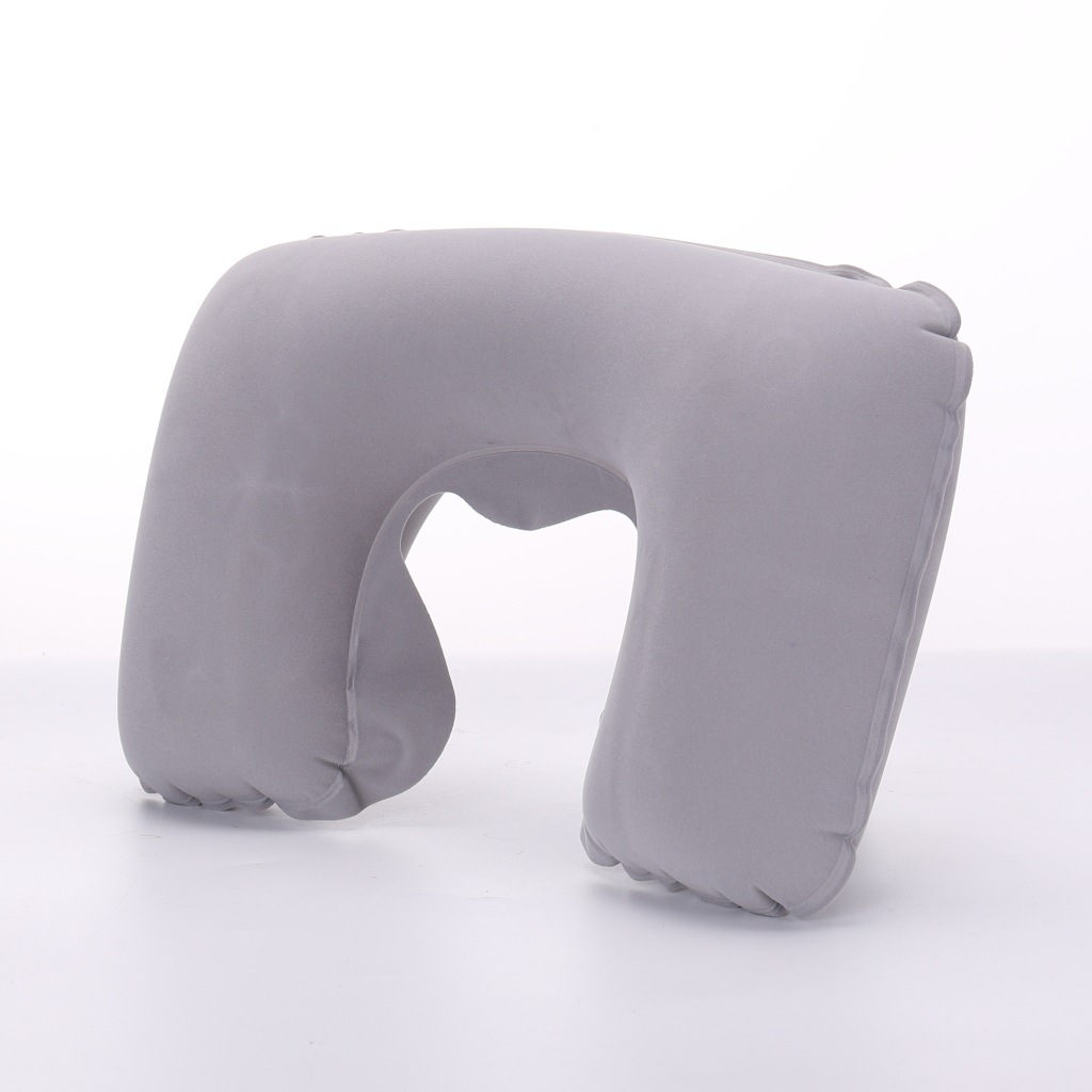 PVC Kadife Şişirilebilir U Şeklinde Yastık Boyun Yastığı Seyahat U Şeklinde Yastık Yaşlık Havacılık Yastığı Uçak Yastığı Seyahat Yastığı Şişirilebilir Boyun Yastığı