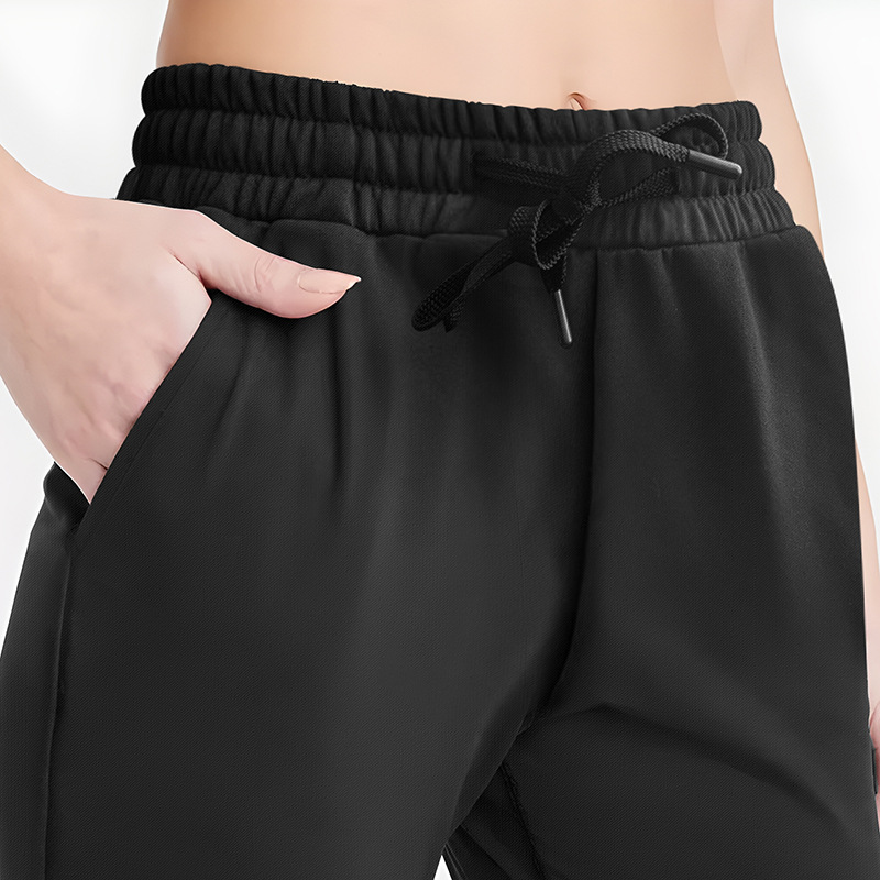 Deportes y ocio, pantalones de cuerda de cintura ancha, pantalones de fitness, carrera de fitness, pantalones de yoga delgados, ligeros, secos y transpirables