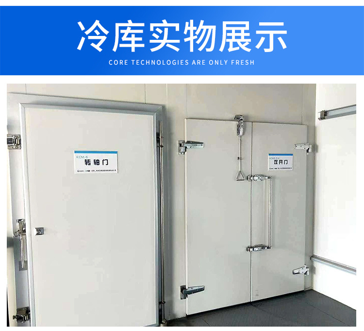 不锈钢彩钢冷库门电动平移全埋半埋门双开聚氨酯冷库全套设备门-阿里巴巴