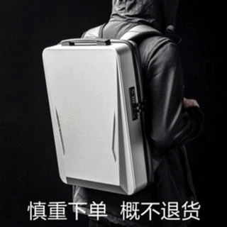 代发PC硬壳17.3寸游戏本电脑背包男双肩包电竞背包15.6寸可放键盘