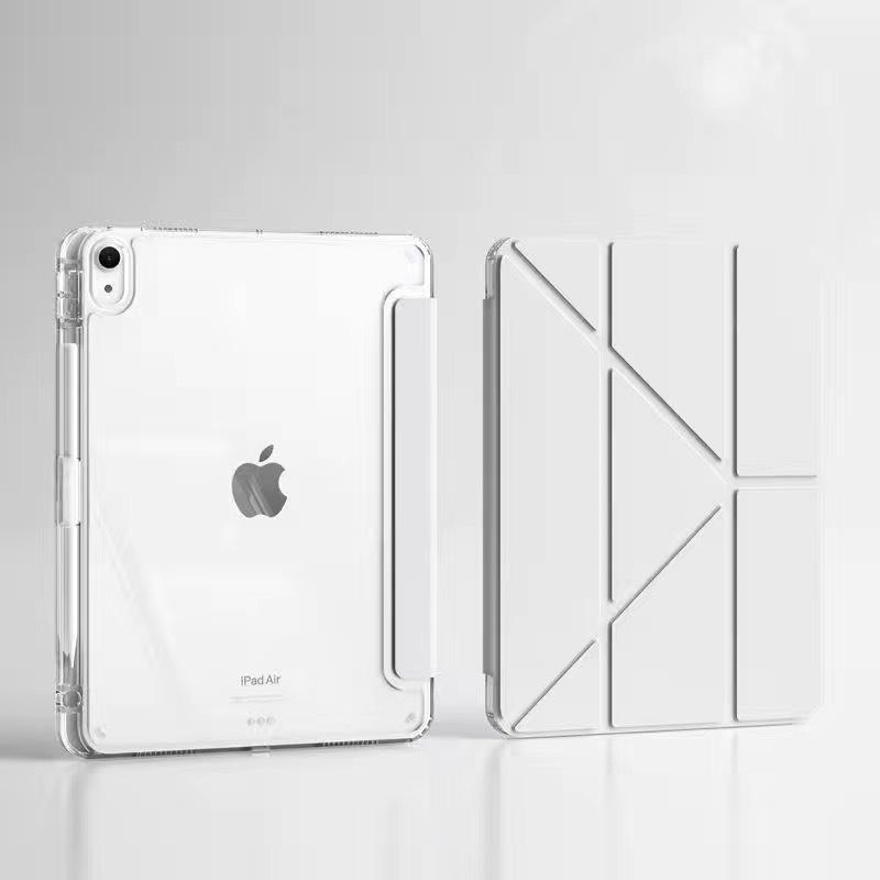 适用ipad保护套三折+y型iPad11保护壳亚克力防弯带笔槽2025款刻图|undefined