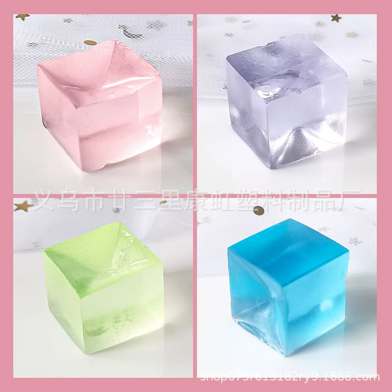 Игрушка Ice Cube Slime, мягкий резиновый антистрессовый кубик, 2,5 см, маленький сжимающийся фиджет