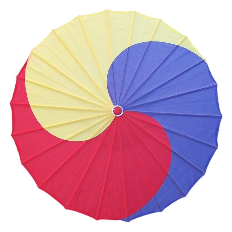 Jasmine Flower Dance Umbrella Stage Prop Umbrella Cheongsam Show Umbrella Silk Umbrella Classical Square Dance Umbrella Classical Style
