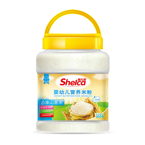 Shierjia Infant Nutrition Rice Cereal Baby Food Complementary Feeding – Flaky & Powdered, 800g, Multiple Flavors, Factory Price, Wholesale