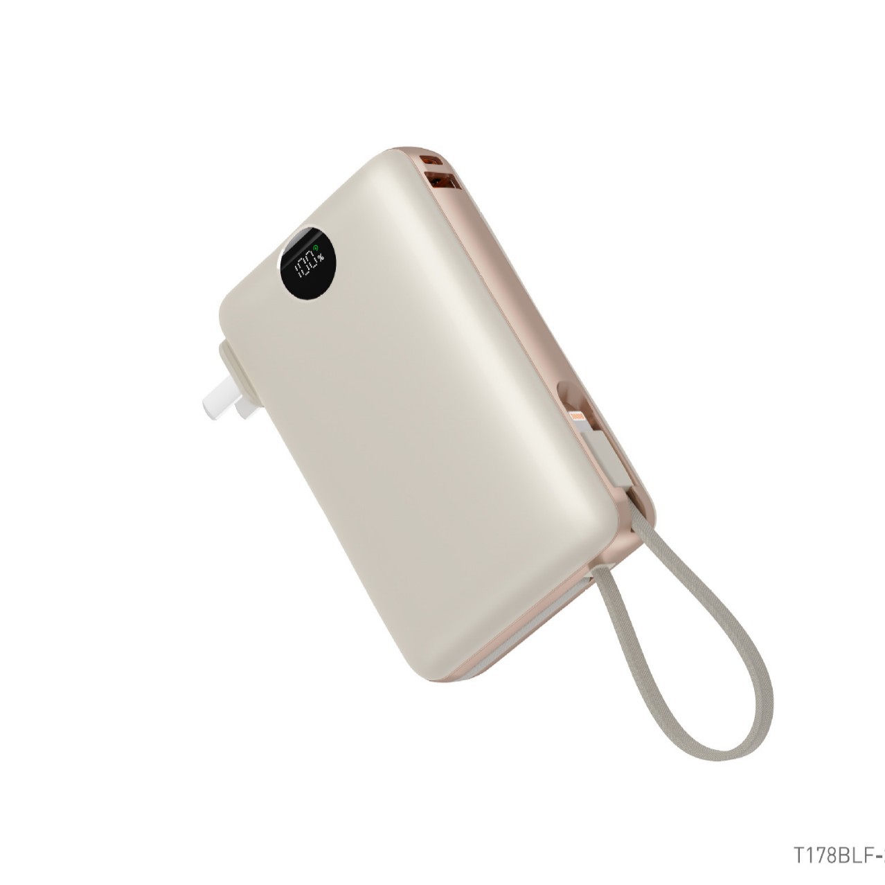 Hyundai HYUNDAI nuevo tesoro de carga rápida de gran capacidad con cable pequeño portátil fuente de alimentación móvil 1 / 20,000 mAh