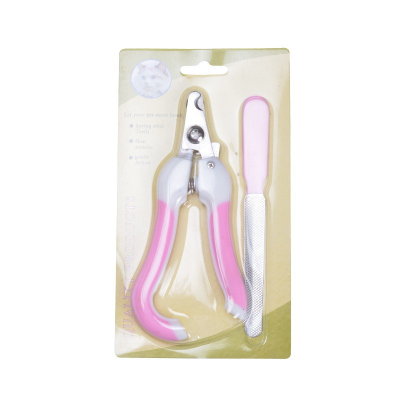 Pet cortaúñas perro gato de acero inoxidable cortaúñas belleza suministros de limpieza cortaúñas manicura fábrica al por mayor