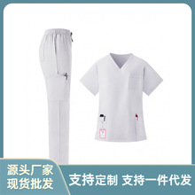 新款洗手衣女口腔刷手服宠物会医生护士短袖长裤薄款速干护士服