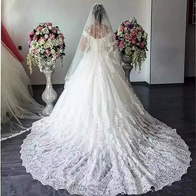 Wholesale Export 2025 New Bridal Female Tail One-Shoulder Lace Sexy Slimming Look Back Straps Can Be Customized