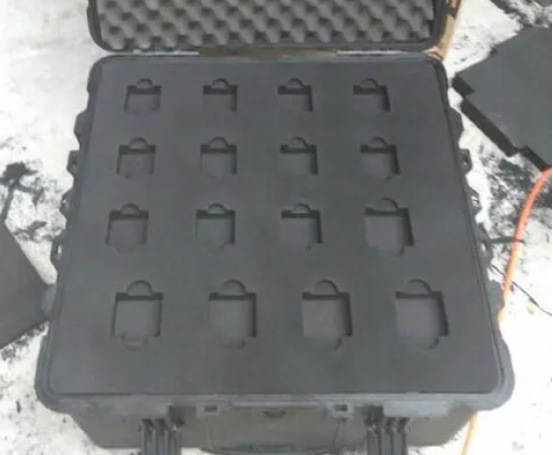 厂家供应黑色成型导电泡沫/成型异形黑色抗静电铝箱内衬