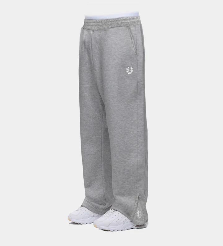 Stussy Sweatpants Relaxed Zipper Grey
