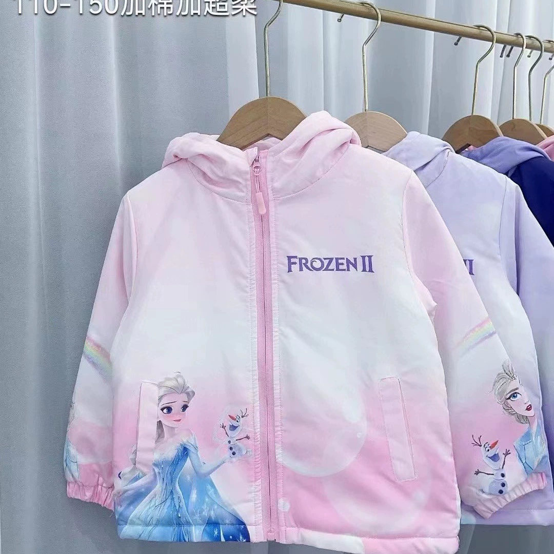 Принцесса Айша Толстая ветровка Зимняя куртка для девочек