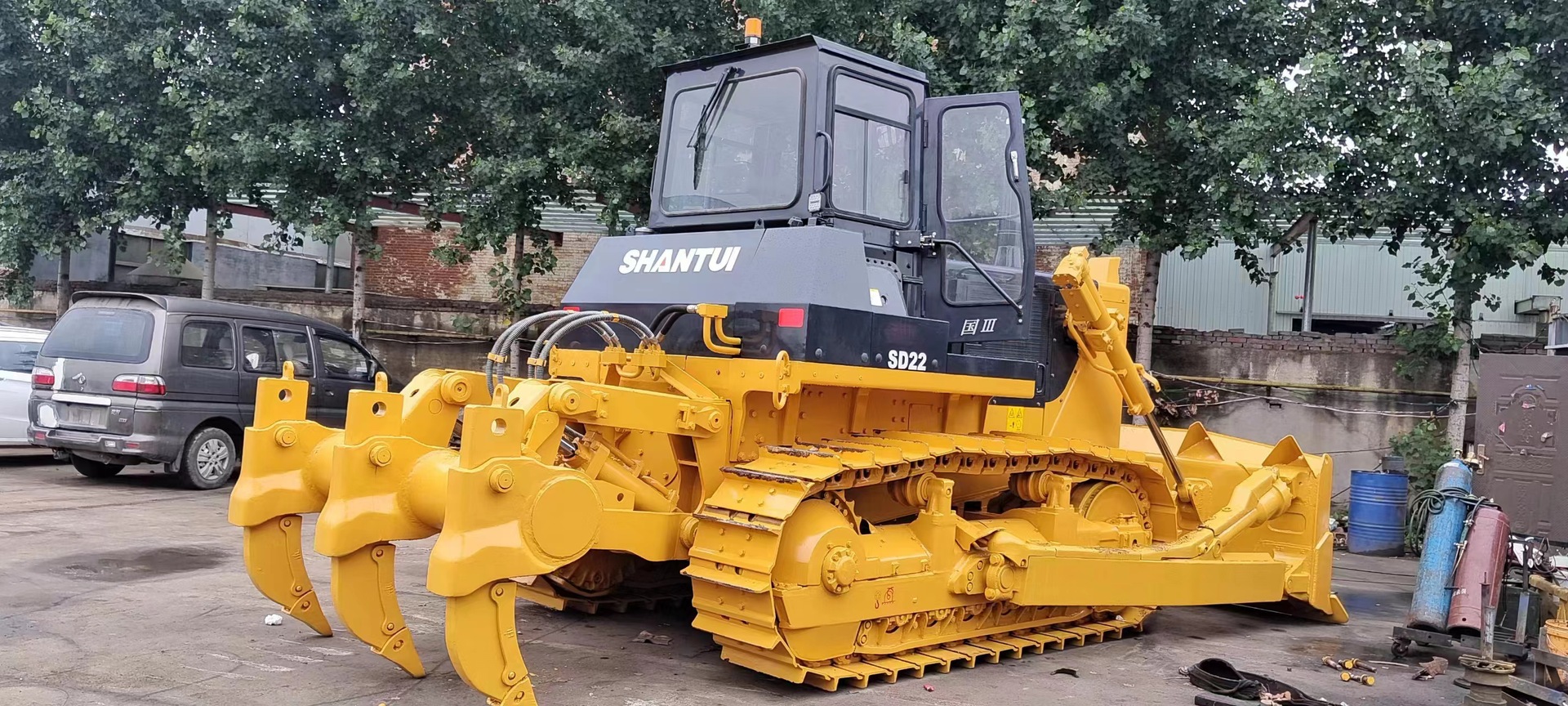 Línea especial extranjera Bangladesh SD160 montaña SD32 bulldozer de segunda mano image 4