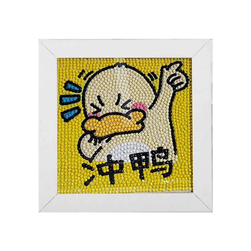 5D алмазная мозаика Cinnamoroll, в рамке 15×15 см для детей, набор DIY, в OPP-пакете