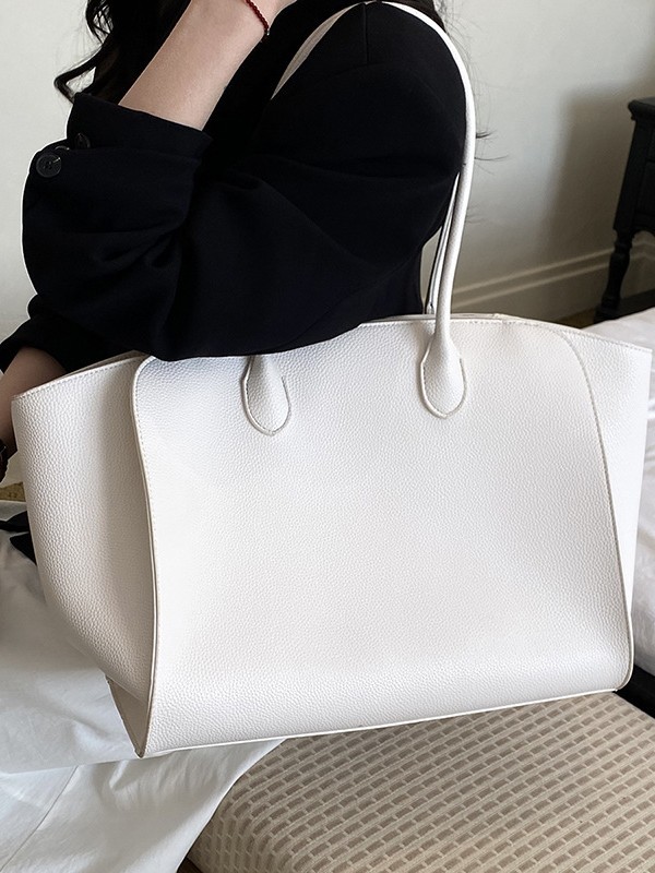 Bolsa para mujeres 2026 nuevo comercio exterior de alta calidad sensación de gran capacidad tote bag litchi patrón ligero lujo viaje bolsa de hombro