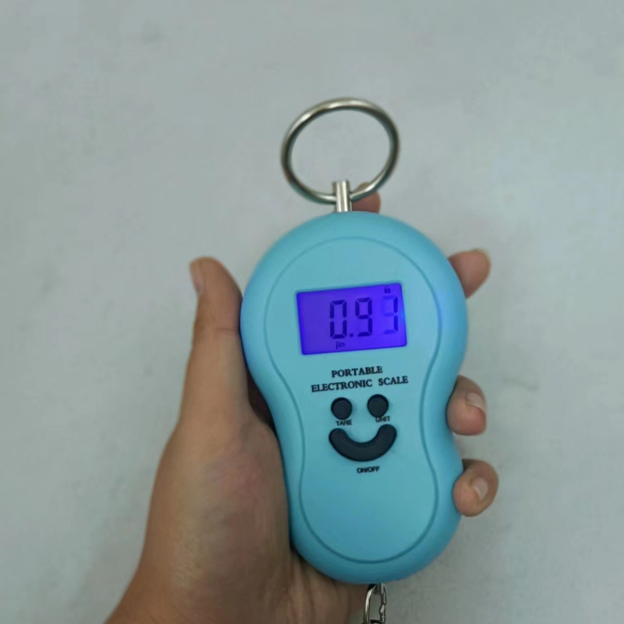 Kaynaktan fabrika taşınabilir elektronik terazi, hızlı kargo bagaj balık olta ağırlığı 50 kg, logo özelleştirmesi desteklenir
