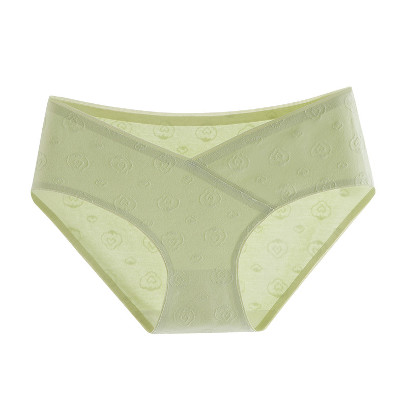Ropa interior de las mujeres embarazadas verano fino algodón puro algodón antibacteriano embarazada temprano, medio y tarde cintura baja vientre soporte sin costuras más ropa interior de tamaño